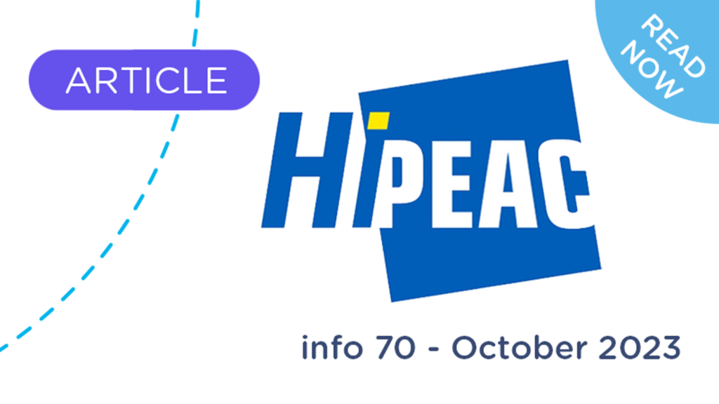 DECICE publication in HiPEAC info 70 - October 2023